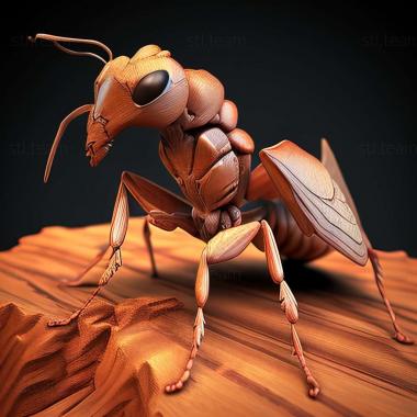 3D модель Nesomyrmex brevicornis (STL)